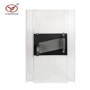Escudo de Defensa Personal Resistente a Impactos, Transparente, Anti-Impactos, Protector, Encajable, Rectangular, de Policarbonato (PC) - Product Image 6