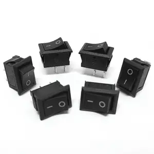 Whenzhou Factory Sub-miniature 2 Position On Off On Ac250v 6a 10a KCD1 Rocker Switch