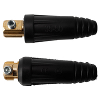 Câble de soudage CNAWELD de haute qualité certifié ISO9001, 50-70, à connexion rapide, en cuivre, mâle-femelle, isolé en caoutchouc, 220V