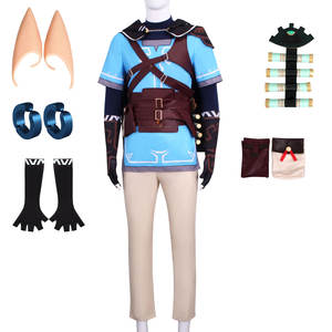 <span class=keywords><strong>Costume</strong></span> unisexe adulte en coton pour Halloween, inspiré de la série télévisée/film The Legend of <span class=keywords><strong>Zelda</strong></span> 2: Tears of the Kingdom, pour cosplay. - Product Image 1