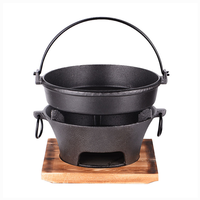 Poêle grill en fonte cheminée poêle à charbon et alcool Corée Style japonais BBQ Grill Maison jardin Camping extérieur restaurant