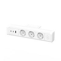Prise de courant suspendue 65W USB, norme australienne, pour bureau, sous le bureau, amovible, à fixer sous le bureau