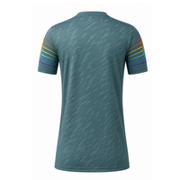 Uniformes de football d'équipe personnalisés de haute qualité, écologiques, 100% polyester, manches courtes, imprimés, séchage rapide