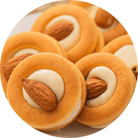 Biscuits au beurre, biscuits sucrés, biscuits de style danois, petits gâteaux ronds, biscuits aromatisés à l'œuf et au lait