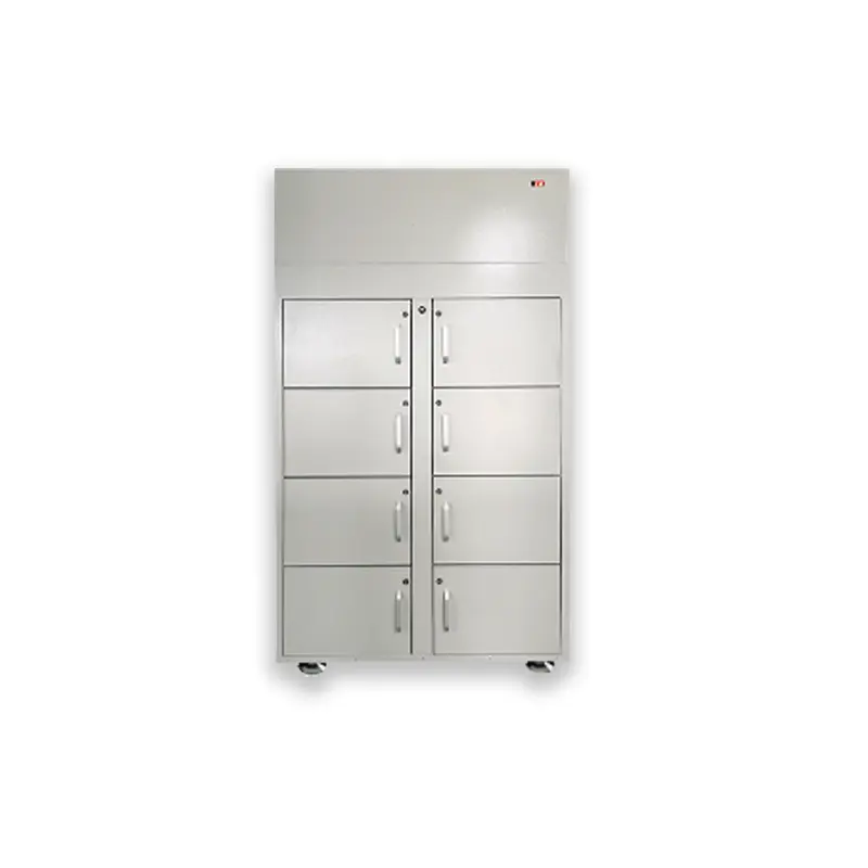 Station de ramassage réfrigérée casiers frais armoire à température contrôlée épicerie solution de refroidissement polyvalente colis froid sécurisé