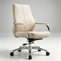 Chaises de bureau pivotantes en cuir modernes pour cadres, avec garantie de 5 ans, chaise de patron de bureau en cuir