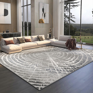 Alfombra Moderna Minimalista Abstracta Rectangular, Impermeable, Antideslizante, para Sala de Estar, Dormitorio, Villa, de Fibra Química Bensu - Product Image 3