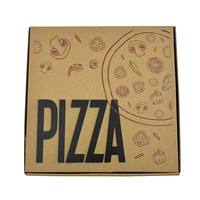 Caja para Pizza Cuadrada Personalizada, Biodegradable, Ecológica, Desechable, Impermeable, Resistente a la Grasa, con Laminado Mate, de Cartón Blanco, de 10 a 14 Pulgadas