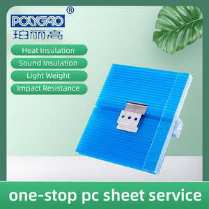 Panneaux Danpalon U-lock Feuille creuse PC Panneau <span class=keywords><strong>solaire</strong></span> enfichable Isolation thermique et isolation phonique - Product Image 2