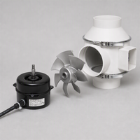 Moteur à Induction à Condensateur 2P, Bobinage 100% Cuivre, Moteur de Ventilateur pour l'Europe, Arbre Unique, Roulement à Billes, Faible Bruit, Fonctionnement Stable