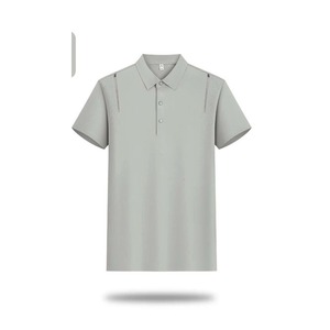 เสื้อโปโลผู้ชายผ้าคอตตอนผสมแบบกำหนดเอง OEM ODM แขนสั้น คอปก รับผลิตแบรนด์ส่วนตัว - Product Image 2