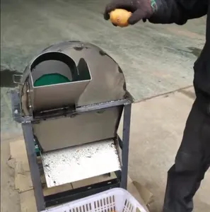 Trancheuse de manioc à moteur à essence/machine à éplucher les coupe-paillettes