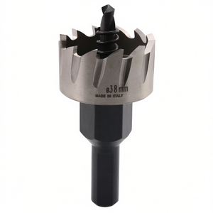 ใบเลื่อยเจาะรู HSS ขนาด 38 มม. แบบปล่อยเศษด้านข้าง สำหรับเจาะโลหะและไม้ - Product Image 2