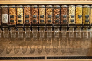 Dispensador de Alimentos Secos a Granel de Plástico para Supermercado, Contenedor de Gravedad para Cereales, Dispensador de Granos - Product Image 5