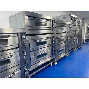 Thép Không Gỉ Thương Mại 3 Sàn Gas Nướng Lò 6/9 Khay Công Suất Lớn Gas Bánh Lò Điều Khiển Kỹ Thuật Số Cho Nhà Hàng Sử Dụng - Product Image 5