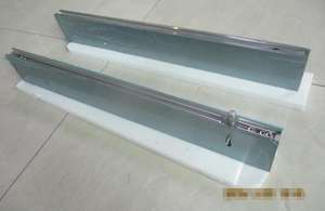 Portes pliantes en verre sans cadre de style moyen, cadre en aluminium, pour patio, bureau, salle de réunion, cloison - Product Image 4