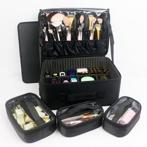 Grande taille professionnel Nakeup Case étanche maquillage <span class=keywords><strong>Train</strong></span> Case boîte de rangement sac de <span class=keywords><strong>voyage</strong></span> femmes beauté Case cosmétique organisateur - Product Image 5