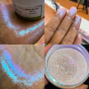 2024 сверкающий блестящий цвет, меняющий цвет, для теней, хамелеон, пигментная пудра - Product Image 2