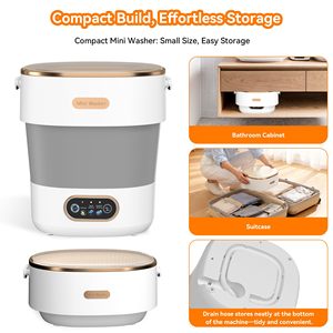 16-liter <strong>Mini</strong> <strong>Portable</strong> Folding <strong>Washing</strong> <strong>Machine</strong> Spin-Dryer Large Capacity Small Compact Laundry <strong>Machine</strong> - Product Image 3