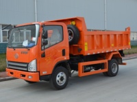 Camion benne basculante FAW Tiger VH 4x2, 180 CV, 6 roues, conduite à gauche, simple cabine, toit plat, blanc, pour matériaux de construction
