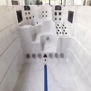 Piscina de hidromasaje de fibra de vidrio prefabricada para exteriores, piscina enterrada de gran tamaño con diseño personalizado listo para la familia - Product Image 2