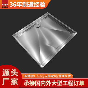 Stainless Steel <b>Shower</b> <b>Tray</b> Square 304 316 Easy Installation For Bathroom Floor Mount - Product Image 4