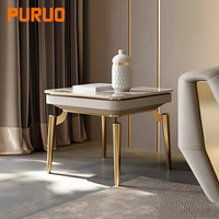 Vente en gros, table basse avec dessus en marbre, table à thé avec tiroir pour le salon, table basse nouveau design fabriquée en usine
