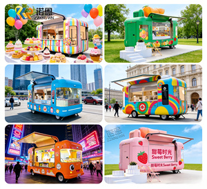 รถขายอาหารเคลื่อนที่ทรงสี่เหลี่ยมมุมโค้ง ปรับแต่งได้เต็มที่ ขนาดตัวถังตามสั่ง พร้อมรูป<span class=keywords><strong>แบบ</strong></span>ครัวและอุปกรณ์ต่างๆ สำหรับรถพ่วงขายอาหาร - Product Image 4