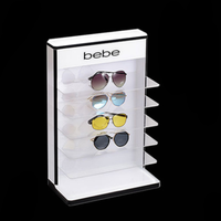 Support d'affichage pour lunettes en acrylique transparent multicouche, présentoir pour lunettes de vue