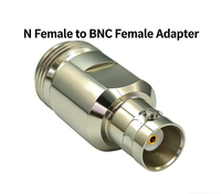Adaptateur RF N/BNC-KKG1, connecteur N femelle vers BNC femelle, 50 Ohm, 10 MHz-18 GHz, haute précision, faible perte