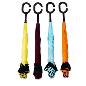 Parapluie de café personnalisé avec impression inversée et poignée amusante - Product Image 5