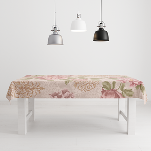 Bền Sang Trọng Polyester Dệt Jacquard Bảng Vải Tùy Chỉnh Hình Chữ Nhật Với Thêu Logo Cho Đám Cưới Bên Nhà Khăn Trải Bàn - Product Image 3