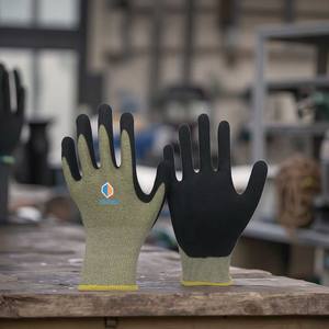 Guantes de Trabajo NMSHIELD Antiestáticos ESD con Pantalla Táctil, Resistentes a Cortes ANSI A3, Guantes de Nitrilo al por Mayor, Guantes de Construcción - Product Image 4