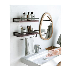 Étagères flottantes en bois, étagères murales pour salle de bain - Product Image 2