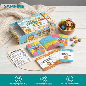 Jeu de cartes personnalisé de luxe pour couples, avec un cœur noir mat doux au toucher, jeu de vérité <span class=keywords><strong>ou</strong></span> de défi romantique pour les relations sociales - Product Image 1