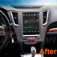 Radio de Coche Electrónica Android de 10.4 Pulgadas para Subaru Outback 2009 2010 2011 2012 2013 2014 GPS Pantalla Táctil Inalámbrica para Coche