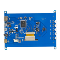 Monitor LCD Portworld HMI de 7 Pulgadas IPS 800x480 Compatible con Sistemas Windows, Raspberry Pi, Linux y Android