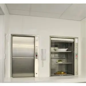 Yüksek kaliteli paslanmaz çelik restoran mutfak gıda teslim dilsiz garson asansör