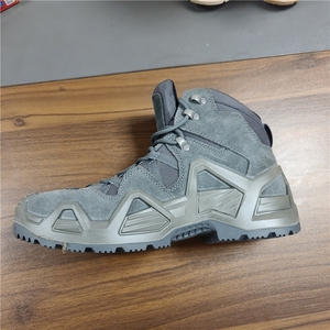 TSB07 Dark Grey Outdoor Ranger High Quality <b>Hiking</b> Camping Cosplay Heavy Duty Suede Tactical Short Shoes Ankle <b>Boots</b> - Product Image 6