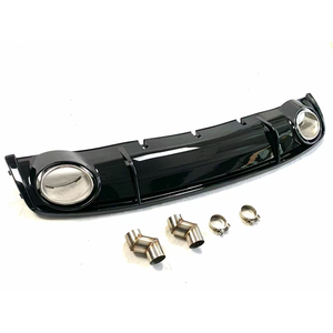 Difusor Trasero de Coche con Tubo de Escape para Audi A4 S4 Edición Ordinaria, Modificación a RS4 B8.5 Non-sline 2013-2016 - Product Image 1