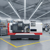 Tour à double tourelle automatique de haute précision de 2 m pour machines agricoles, machines-outils CNC pour métaux, fabriqué en Chine