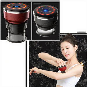 Портативный электрический набор для баночного массажа Yoosen с красным светом – 12 режимов и таймер, 8 банок для массажа тела и лимфатической системы - Product Image 2