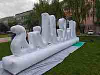 Inflatables publicitaires géants personnalisés, lettres gonflables LED Oxford, Inflables Publicitarios