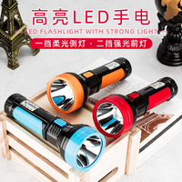 Lampe torche LED haute intensité pour patrouille extérieure, éclairage latéral d'urgence, grande torche de lutte contre les incendies, portée du faisceau de 500 m, indice de protection IP20