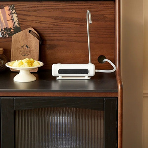 French Style Retro <b>Sideboard</b> <b>Storage</b> Cabinet Multifunction Living Room Tea Cabinet Solid Wood Integrated Kitchen Design - Product Image 2