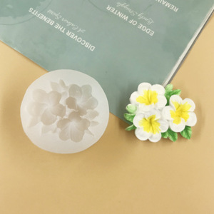 Molde de Silicona para Hornear Chocolate con Forma de Flor de Loto/Gardenia/Iris/Hibisco/Tulipán/Fresa, Moldes Decorativos de Resina para Pasteles - Product Image 6