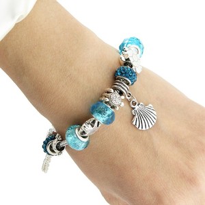 Bracelet tortue en cristal bleu marine, pour la fabrication de <span class=keywords><strong>bijoux</strong></span>, breloques en cristal - Product Image 2