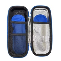 Étui de transport isotherme pour peptides avec affichage de la température, sac isotherme portable pour stylo à insuline et flacon, usage médical, logo personnalisé
