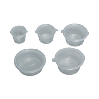 Bols de traiteur en plastique épais, jetables et réutilisables, sans BPA, compatibles micro-ondes, recyclables, avec couvercle, robustes, fourniture directe usine