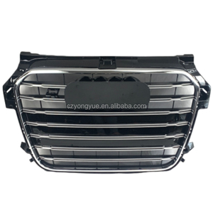 Griglia Anteriore S1 Sostitutiva Sportiva Nero Lucido Cromato per <span class=keywords><strong>Audi</strong></span> <span class=keywords><strong>A1</strong></span> 8X <span class=keywords><strong>Sportback</strong></span> 2013 2014 2015 - Product Image 3